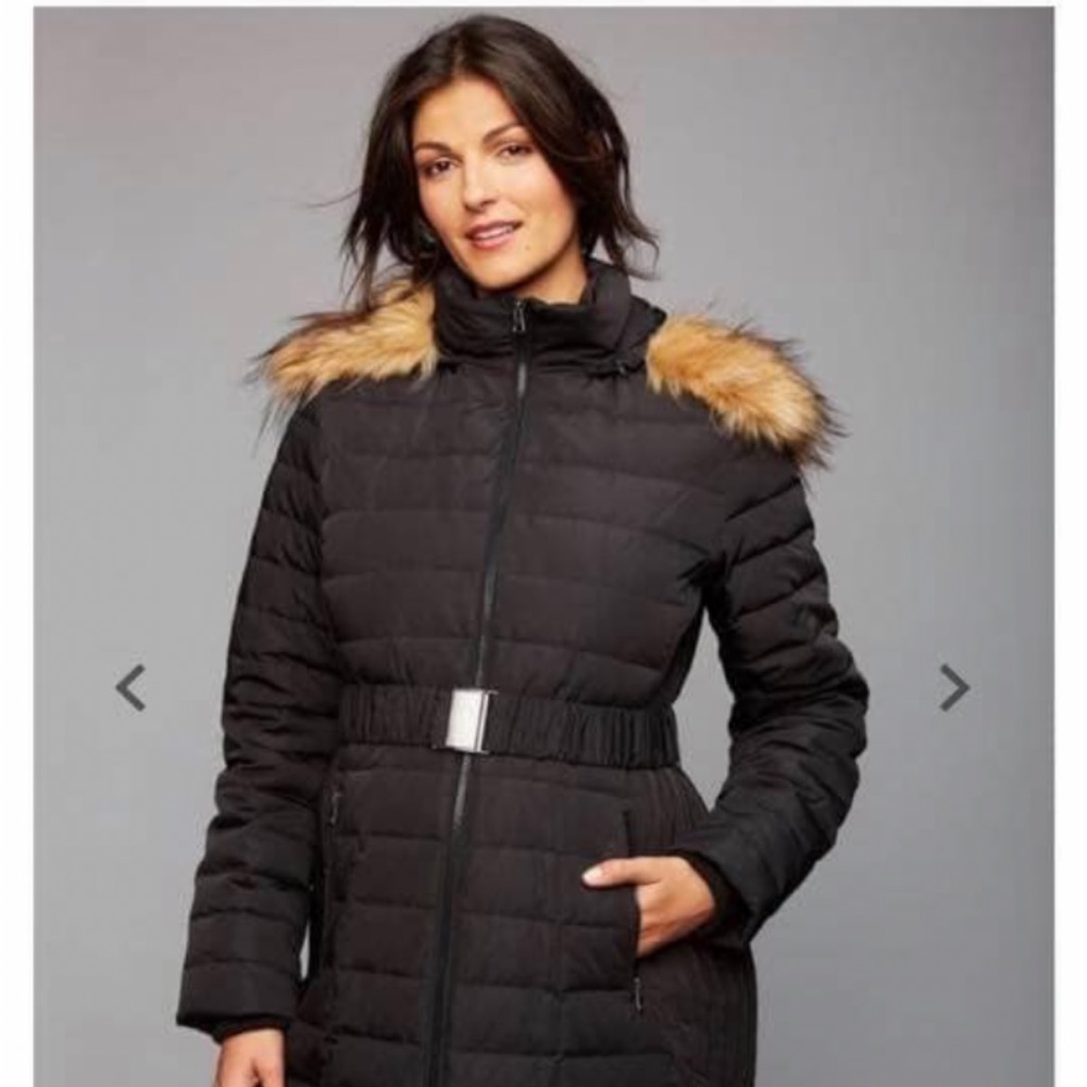 New with tags women medium Pea in the pod winter maternity jacket in black